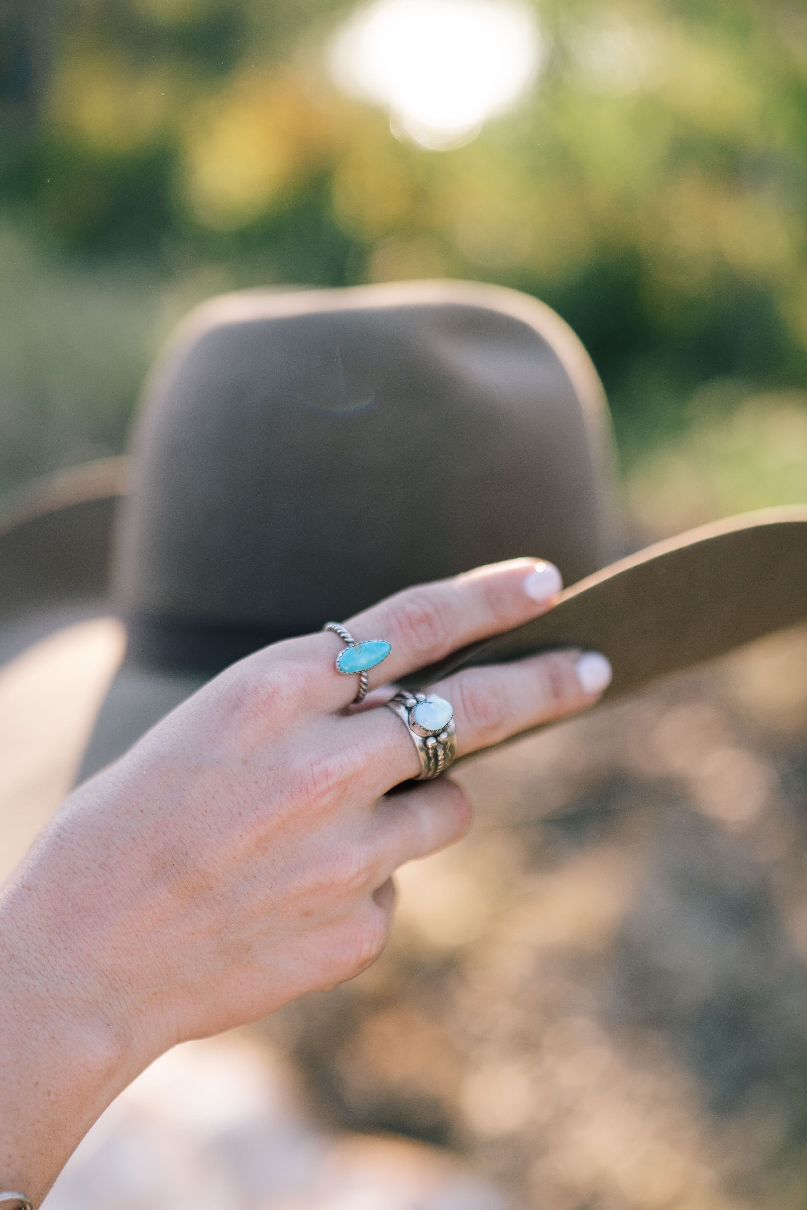 Scalloped Turquoise Ring