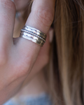 Scalloped Beaded Ring