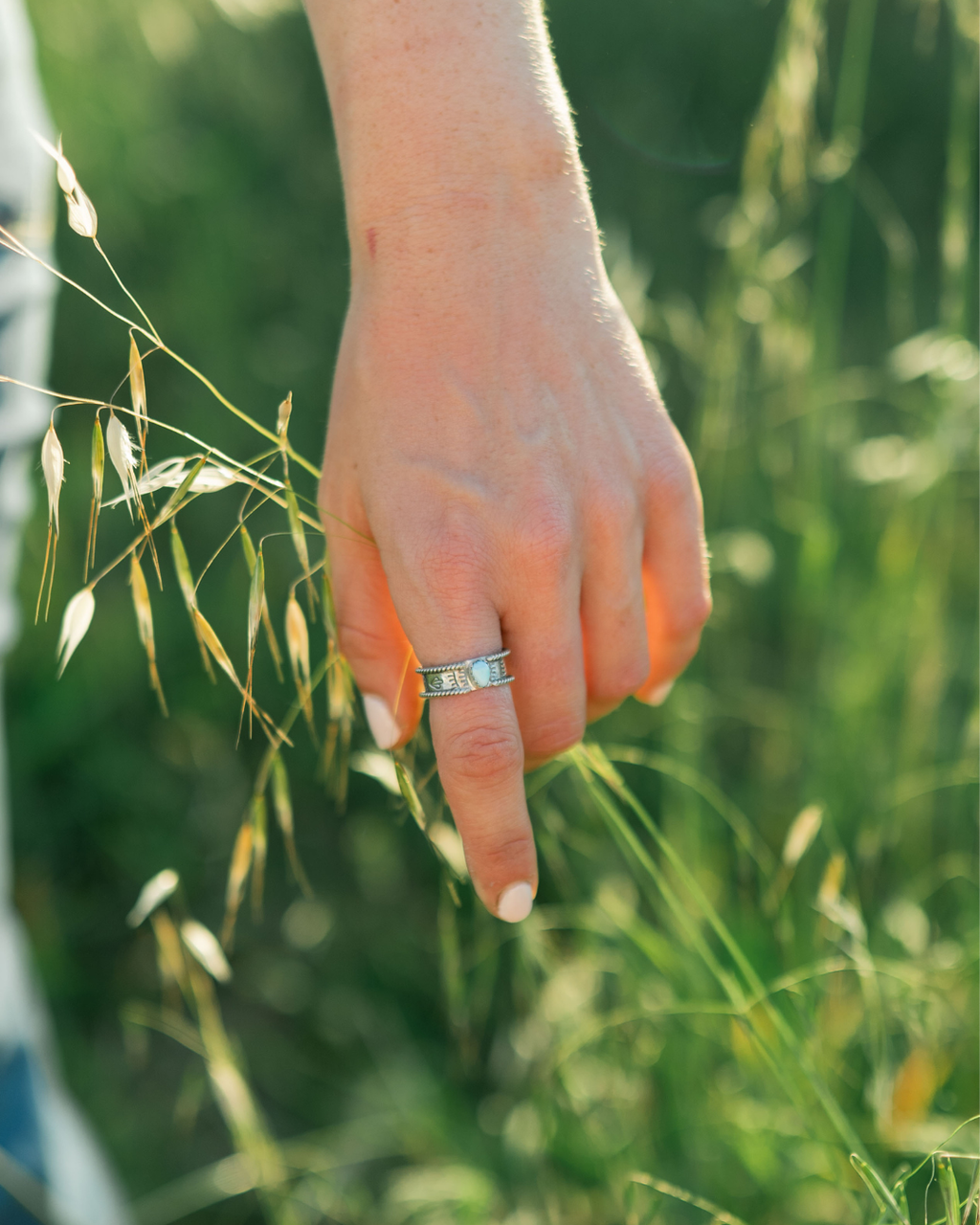 Stamped Band Ring